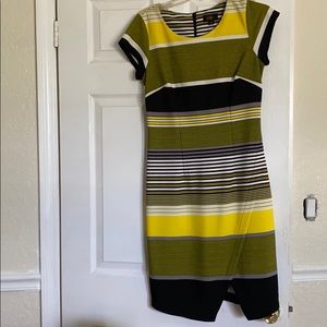 ILE New York Slit Midi Dress